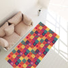 120cm Vinyl Floor Mat Rug Tile Mosaic Pattern Non Slip Easy Clean Home Decor