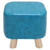 Small Square/Round Footstool Pouffe Sofa Stool Chair Velvet Fabric Padded Seat