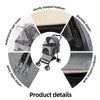 UK Rolling Wheeled Pet Carrier Basket Pet Stroller Car Seat for Dogs Cats Puppy