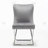 Vanquish Premium Button Back Velvet Dining Chair Brampton Cross Legs Chrome 2023