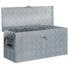 Aluminium Storage Box Silver Lockable Trailer Box Tool Box Organizer Chest