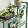 Cozy Green 8-Tier Bamboo Plant Stand Pots Planter Holder Hollow-out Shelf Porch