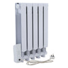 Panel Heater Radiator Wall Mounted Oil Filled Electric Thermostatic 900W To 2KW