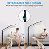 LED Floor Standing Lamp Dimmable Height Adjustable Reading Light Office Work