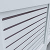 Radiator Cover White Unfinished Modern Traditional Wood Grill Cabinet Shelf MDF
