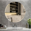 Frameless Bathroom Mirror Toilet Wall-Mount Vanity Mirror Washing Table Dressing