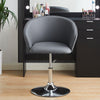 1 x PU Faux Leather Salon Chair Bar Stool Swivel Rotating Adjustable Height Sofa