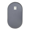 70*40cm Oval Arched Wall Mounted Mirror Bathroom Bedroom Makeup Dressing Mirror