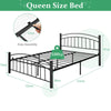 Queen Size Bed Frame 3FT Metal Platform Bed Frame Adults Kids Teenagers Bedroom