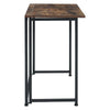 Rustic Wood Computer Table Folding Desk Workstation Workbench Study Gaming Stand