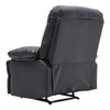 High Back Velvet Tub Armchair Leather Recliner Padded Lounge Chair Sleeping Sofa