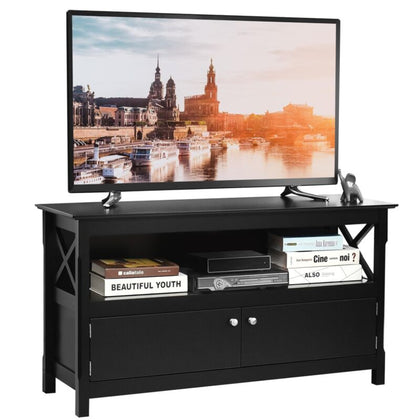 TV Stand TVs up to 50 Inches Media Console Cabinet Entertainment Center 2 Doors