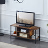 Wood TV Cabinet TV Stand Unit Metal Frame Living room Media Storage Book Shelf