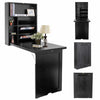 Wall Mounted Desk Folding Computer Table Space Saving Workstation Home Office