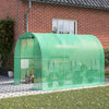 Heavy Duty Walk-In Tunnel Plant Garden Greenhouse Galvanized Steel UV-Shade Tent