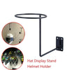 Display Rack Storage Holder Wall Mount Motorcycle Helmet Hat Hook Ball Hanger UK