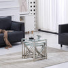 Nest of Coffee Tables Set 3 Piece - Nesting Sofa End Side Table For Living Room