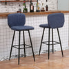 1/2/4/6x Bar Stools Gas Lift Swivel Faux Leather Kitchen Breakfast Counter Salon