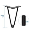 4 x Hairpin Legs / Hair Pin Legs Set for Furniture Bench Desk Table Metal 8"-28"