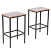 2x Industrial Vintage Bar Stools Chair Retro Kitchen Counter Seat Pub Furniture