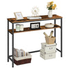 Console Table Entryway Table with 2 Shelves Display Table Sofa Table