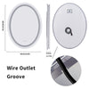 Dimmable 11 Mode LED Bathroom/Vanity Mirror RGB Color Memory Function CE UKCA UL