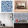 3D WATERPROOF WALLPAPER BATHROOM KITCHEN MOSAIC TILE WALL STICKER SELF-ADHESIVE