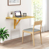 80x60CM Wall-mounted Drop-leaf Table Folding PC Laptop Desk Wooden Kitchen Desk