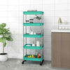 5-Tier Kitchen Trolley Iron and ABS Suitable for categorization sturdy