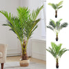 Large Artificial Palm Tree Tropical Plants with Branches Realistic Leaves in Pot