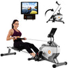 8 Level Magnetic Resistance Rowing Machine Folding Rower LCD Cardio Exercise NS