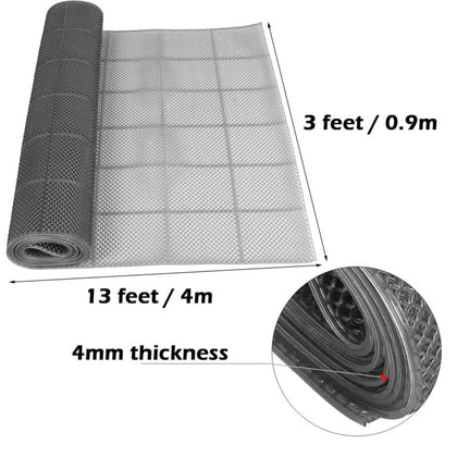 Drainage NonSlip Mat 0.9x4M Outdoor Matting Wet Area Commercial Flooring Pool