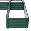 Garden Metal Raised Vegetable Planter Outdoor Flower Trough Herb Grow Bed Box