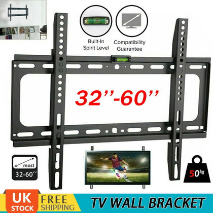 TV WALL BRACKET MOUNT LCD PLASMA FOR 32 37 40 42 46 50 52 55 INCH LG SONY
