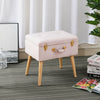 Dressing Table Stool Storage Vanity Chair Trunk Suitcase Designed Ottoman Pink