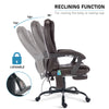 Massage Office Chair Computer Gaming Seat Swivel Recliner Chair With Footrest