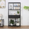 6 Tier Tall Bookcase Wooden BookShelf Shelves Book Magazine Storage Living Room