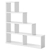 6-Cube Ladder Display Bookshelf L-Shaped Freestanding Storage Shelf Organiser