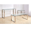 Living Room Furniture Glass Coffee Table Console Table Side End Table Chrome Leg