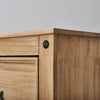 Modern 1 Door Chest of Drawers 4 Solid Pine Bedroom Wardrobe Sideboard Cabinet