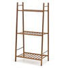 3-tier Bamboo Plant Stand Freestanding Ladder Plant Storage Shelf Display Rack