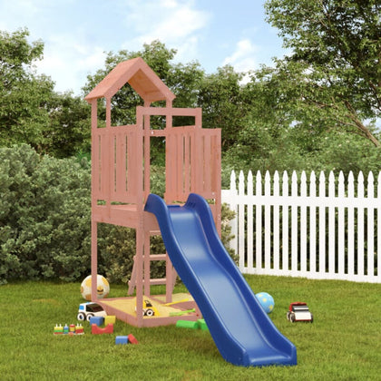 Playhouse with Slide Solid Wood A4P2