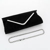 Plain Suede Wedding Party Prom Women and Women Evening Clutch Handbag