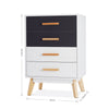 Modern Chest of Drawers 3/4/5 Drawers Bedside Table Cabinet Bedroom Furniture