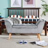 Storage Bench Footstool Ottoman Pouffe Stool Velvet Chair Upholstery Bedroom BN
