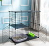 LEVEL Large DIY Collapsible Pet Cat Wire Cage Indoor Outdoor Playpen Vacation