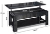 High Gloss Coffee Table With Storage Lift Top Up Wooden Living Room Furniture UK