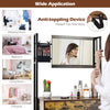 Industrial Vanity Table Makeup Dressing Table Cosmetic Desk W/ Adjustable Mirror