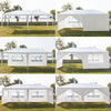 Gazebo Marquee Party Tent Waterproof Garden Patio Outdoor Canopy 3x6m W/ 6 Sides