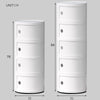 Bedside Table Drawers Cabinet Bedroom Furniture Storage Nightstand Space Saving